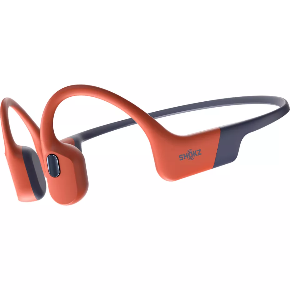 Shokz OpenSwim Pro Versatile Bone Conduction Sport Headphones - Red | Verizon