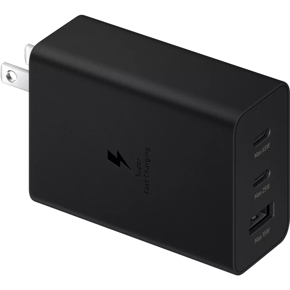 Samsung 65W Power Adapter Trio - Black | Verizon