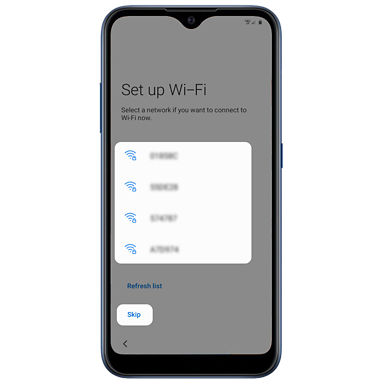 Samsung Galaxy A01 setup guide