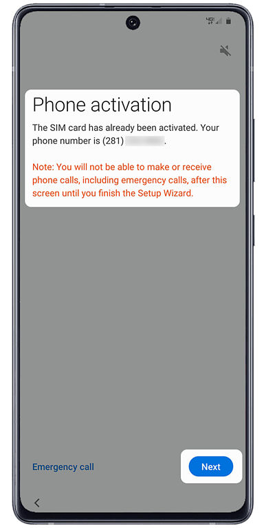 Samsung Galaxy A51 5G UW setup guide