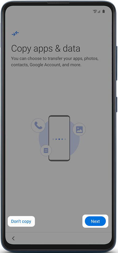 Samsung Galaxy A51 setup guide