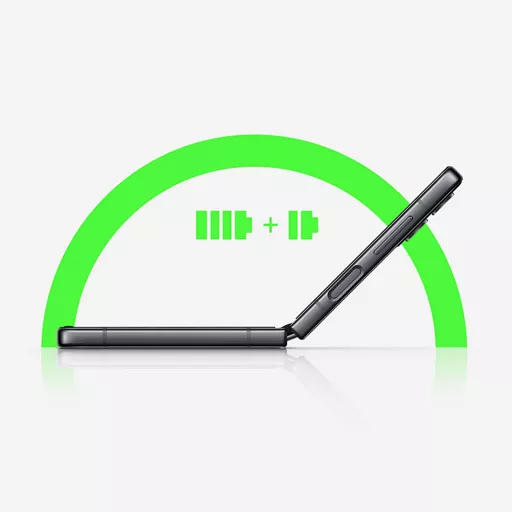 Long-lasting battery keeps you going.