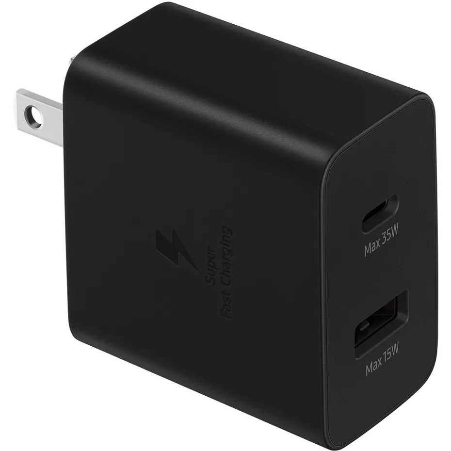 Samsung Fast Charging Wall Charger 35W Duo - Black Verizon