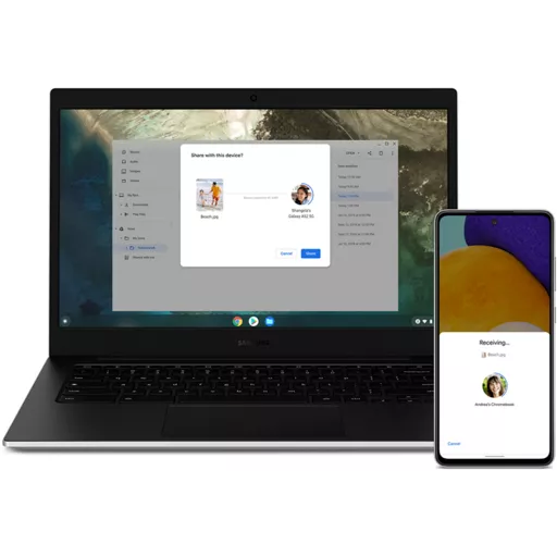 Your phone and Chromebook work better together.