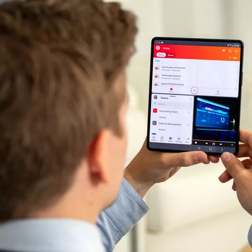 Use up to three business apps at once.