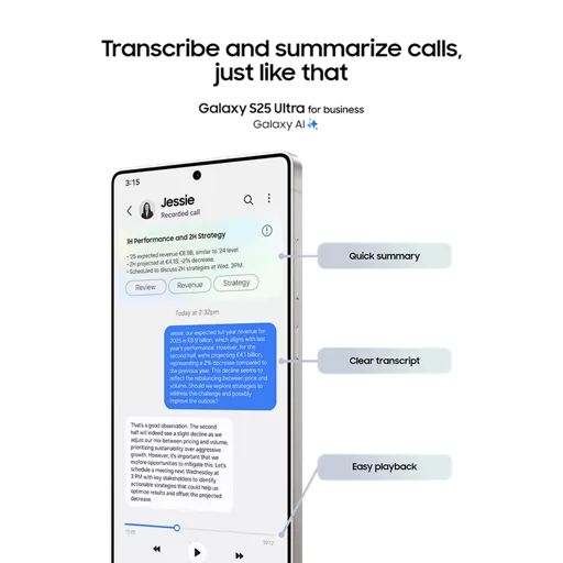 Transcribe and summarize calls, just like that