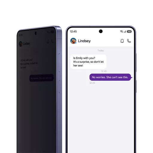 The world’s first privacy display built into a phone.