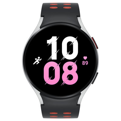 Samsung Galaxy Watch5 Pink Gold 40MM Pink Leather Band | Verizon