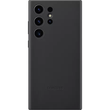 Samsung Funda de Cuero Leather Case Galaxy S23 Ultra Negro 