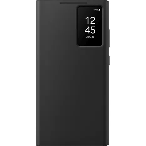 Samsung Smart View Wallet Case Noir Galaxy S24 Ultra - Coque