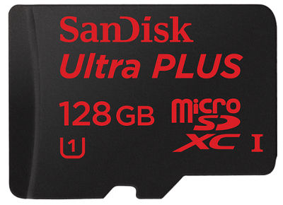 Sandisk Ultra Plus 128gb Microsd Card With Adapter