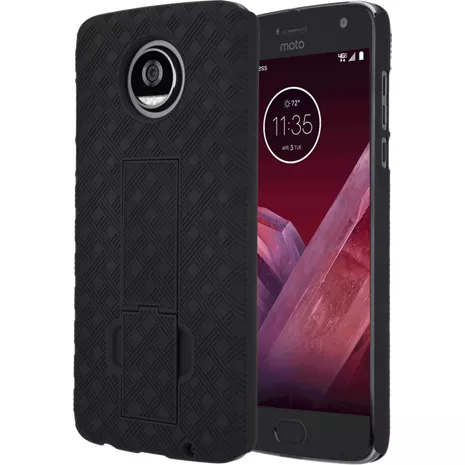 Verizon Shell Holster Combo for Moto Z2 Play - Black