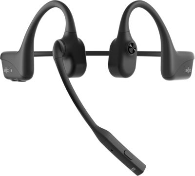 AfterShokz Audífonos Bluetooth estéreo con micrófono OpenComm de conducción  ósea