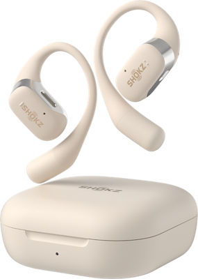 Shokz Openfit Auriculares Inalámbricos Open Ear IP54 con Micrófono Beige