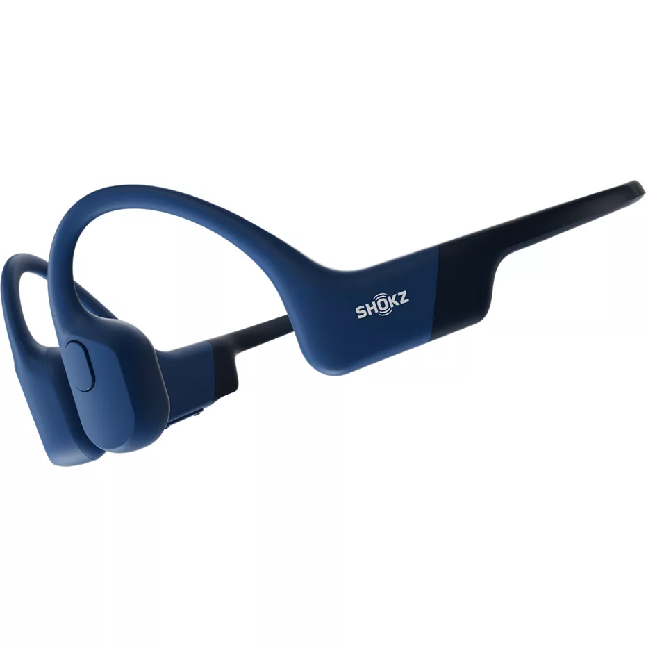 Shokz Openrun Wireless Bone Conduction Open-Ear Headphones - Blue | Verizon-image