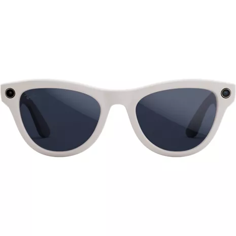 Ray-Ban Meta Skyler glasses with Meta AI - Clear / Sapphire Transition Lenses - Shiny Chalky Gray