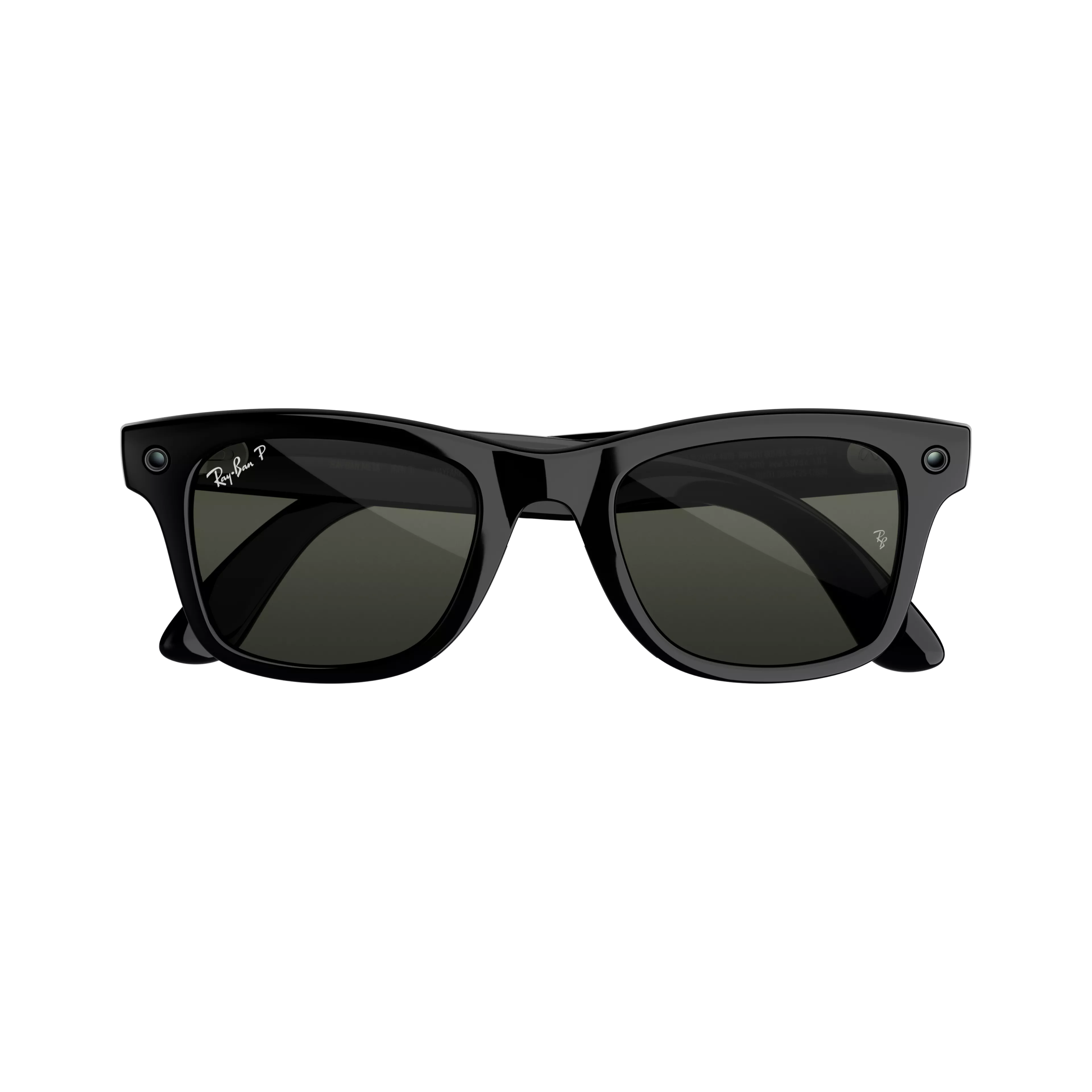 (Gen 3) Wayfarer, Shiny Black, Polarized Green Lenses