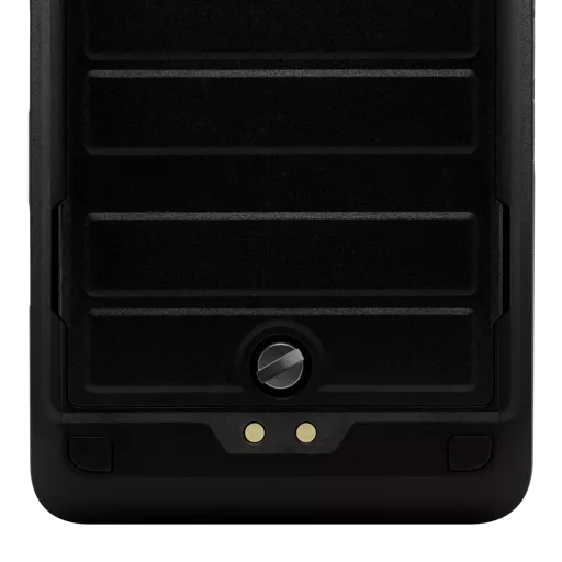 A replaceable 4900 mAh battery.