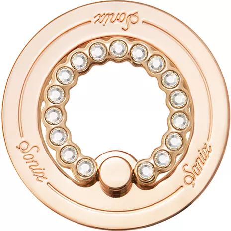 Sonix Magnetic Link Phone Ring with MagSafe - Gold Rhinestone