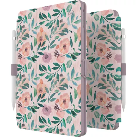 Speck Balance Folio Print Case for iPad 10.2-inch (9th, 8th and 7th Gen) - Watercolor Roses