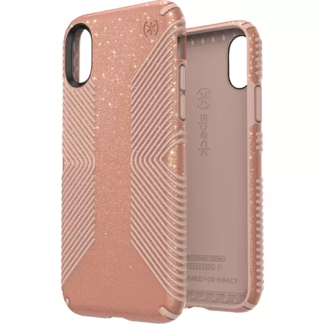 Speck Presidio Grip + Glitter Case for iPhone XS/X