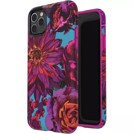 Speck Presidio Inked Case for iPhone 11 Pro Max - Hyperbloom Matte/Lipstick Pink