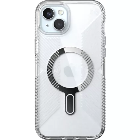 Speck Funda Presidio Perfect Clear Grip con MagSafe para el iPhone 15 Plus y iPhone 14 Plus