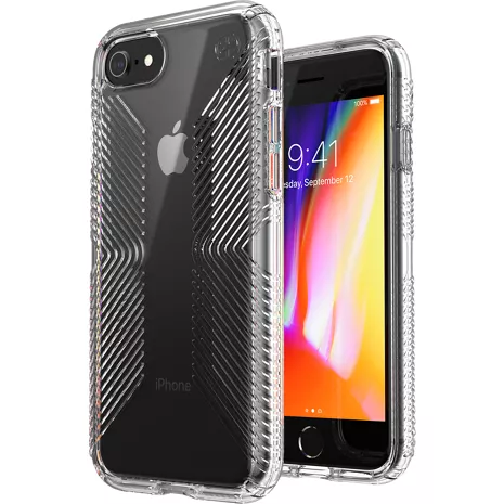 Speck Presidio Perfect Clear Grip Case for iPhone SE (3rd Gen)/SE (2020)/8/7