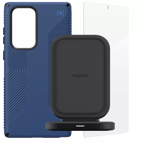 Speck Presidio2 GRIP Case, Protection & Charging Bundle for Galaxy S22 Ultra