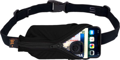 SPIbelt - Dual Pocket Running Belt - Black