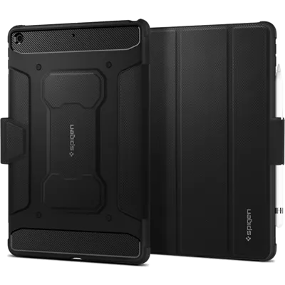 Spigen Core Armor Folio Case for iPad 10.2 (9th Gen) Black image 1