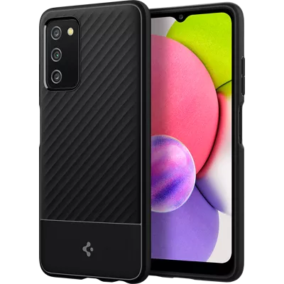 Spigen Core Armor Case for Galaxy A03s Black image 1