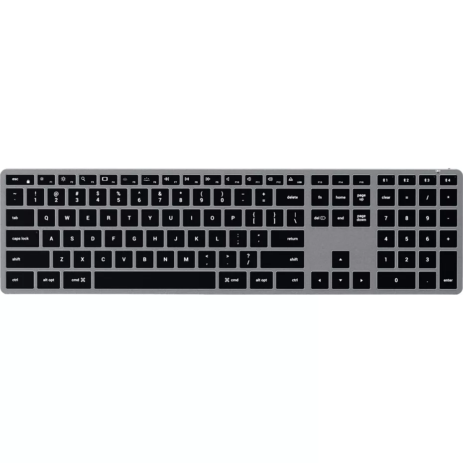 Satechi Slim X3 Bluetooth Backlit Keyboard - Space Gray | Verizon