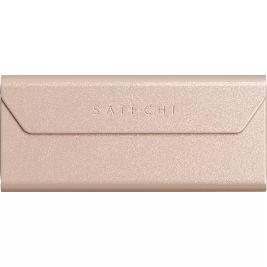 Satechi Vegan-Leather FindAll Glasses Case with Find My - Desert Rose | Verizon