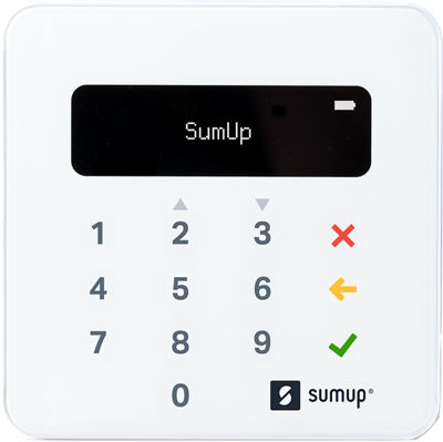 SumUp Lector de tarjetas de crédito Plus, fácil configuración en línea para  transacciones rápidas