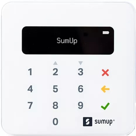 SumUp Lector de tarjetas de crédito Plus, fácil configuración en línea para  transacciones rápidas