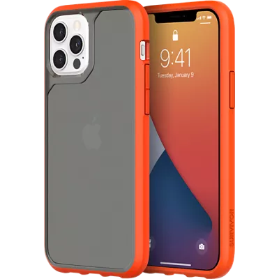 Survivor Strong Case for iPhone 12/iPhone 12 Pro Orange - Main view (Image 1 of 2)