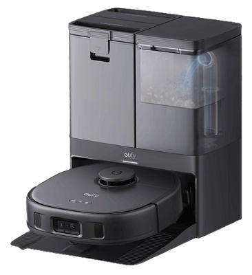 Omni X10 Pro 13.9 in. Robotic Vacuum and Mop with Smart Navigation, Bagless, Washable Filter, Multi-Surface in Black - Thumbnail 2