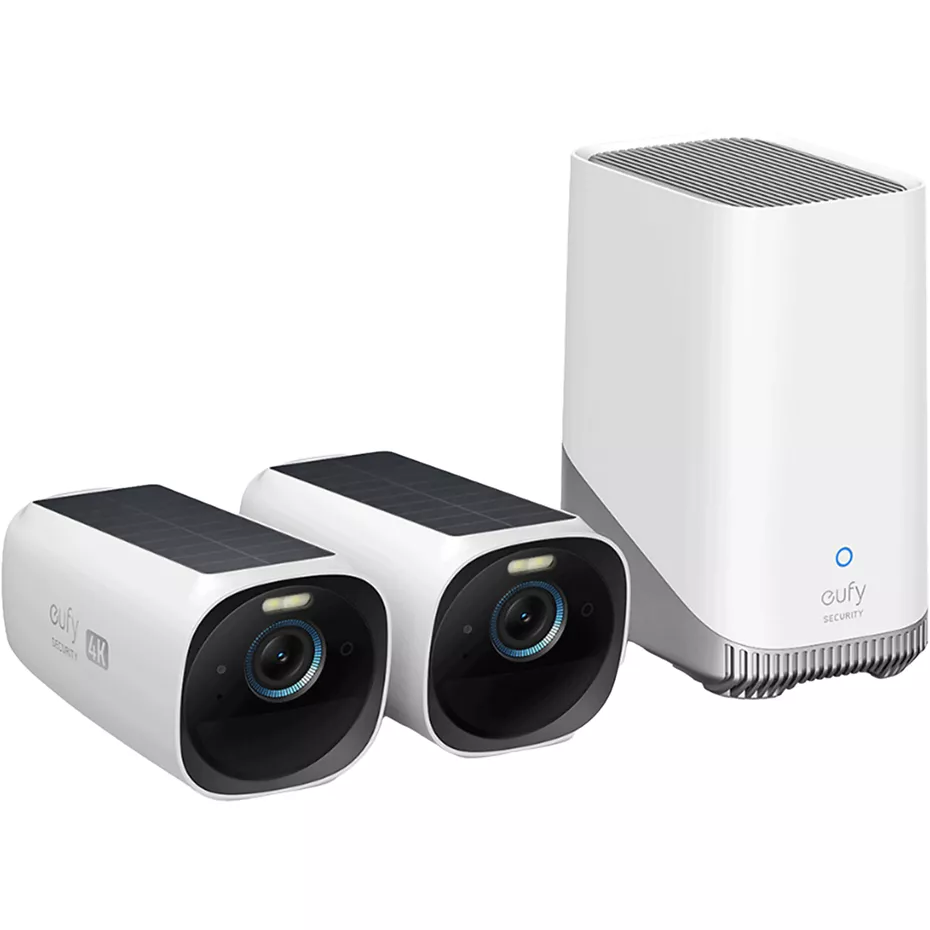 eufy Security eufyCam 3 2-Camera Wireless 4K Surveillance System - White | Verizon