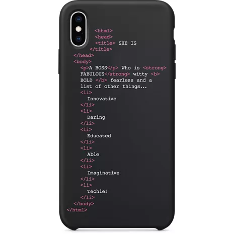 My Social Canvas Girl Code Case for iPhone XS Max Verizon