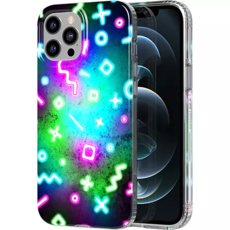 Funda Tech21 Evo Art para el iPhone 12 Pro Max - Neon Lights