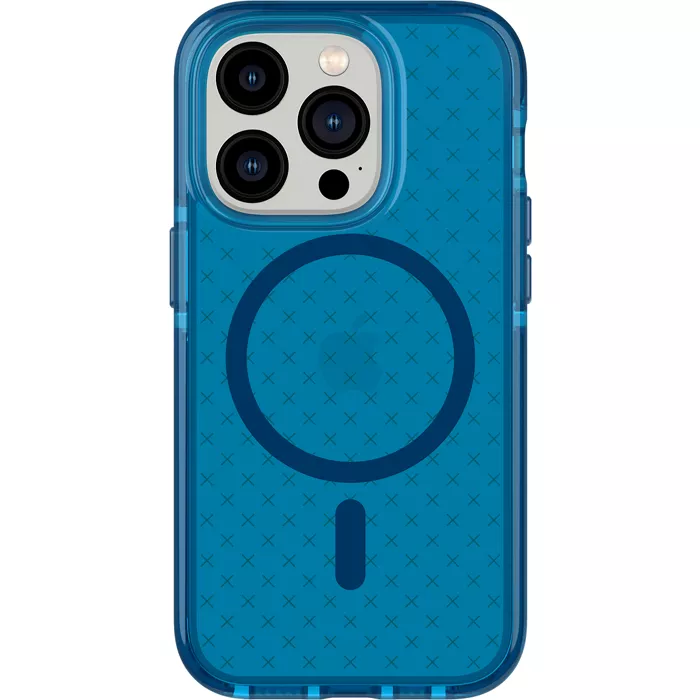 Tech21 Evo Check Case with MagSafe for iPhone 14 Pro - Classic Blue | Verizon