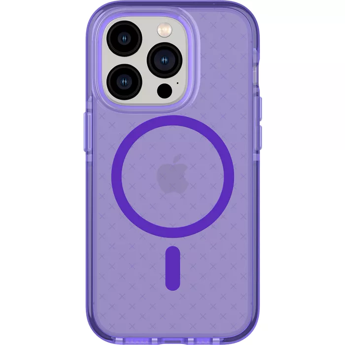 Tech21 Evo Check Case with MagSafe for iPhone 14 Pro - Wondrous Purple | Verizon