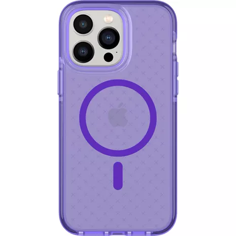 Tech21 Evo Check Case with MagSafe for iPhone 14 Pro Max Wondrous Purple image 1 of 1