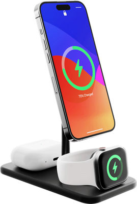 Twelve South HiRise 3 Deluxe 3-in-1 Desktop Charging Stand with MagSafe - Thumbnail 2