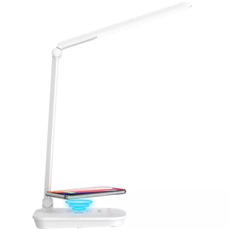 Lámpara LED Tzumi de escritorio con carga inalámbrica