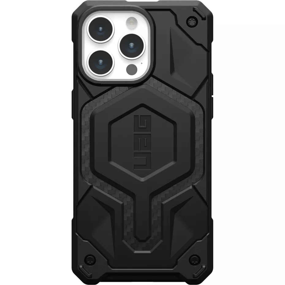 UAG Monarch Pro Case with MagSafe for iPhone 15 Pro Max - Carbon Fiber | Verizon