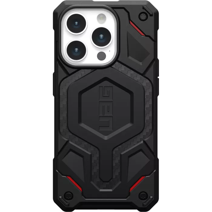 UAG Monarch Pro Case with MagSafe for iPhone 15 Pro - Carbon Fiber | Verizon