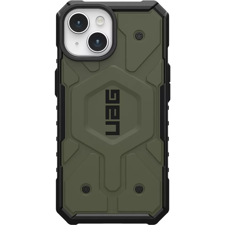 UAG Pathfinder Case with MagSafe for iPhone 15, iPhone 14, and iPhone 13 - Olive | Verizon