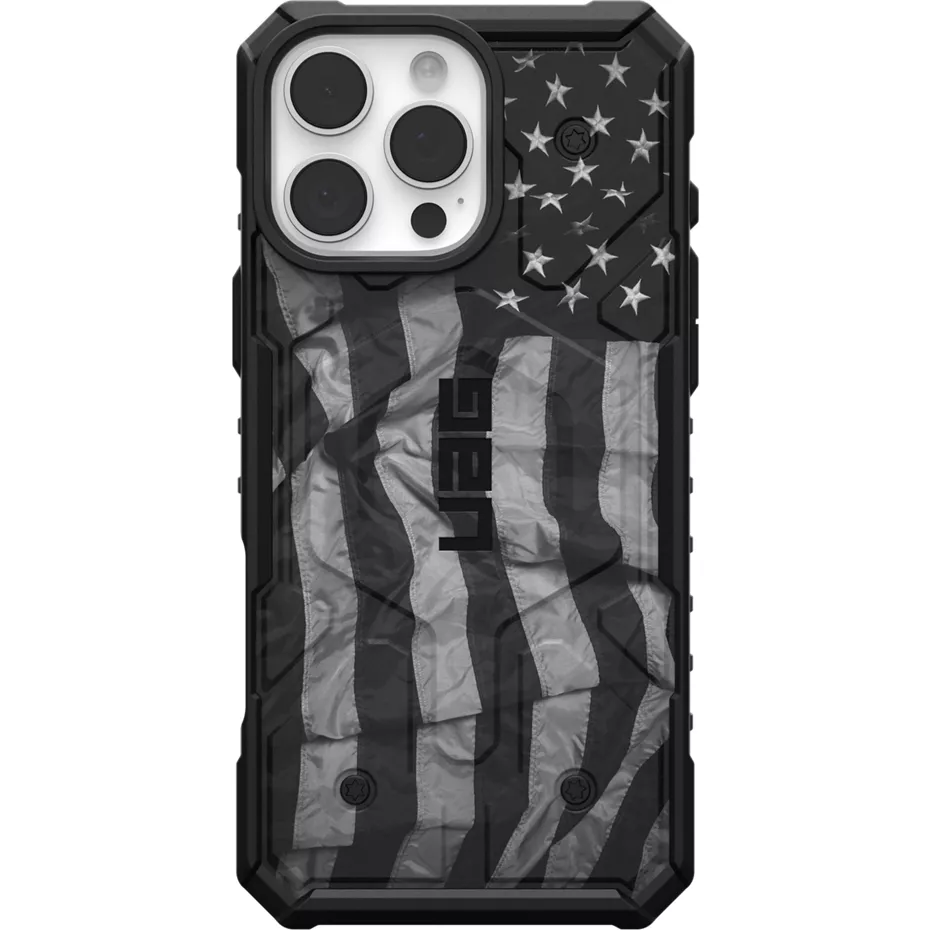UAG Pathfinder SE Case with MagSafe for iPhone 16 Pro Max - Greyscale Flag | Verizon